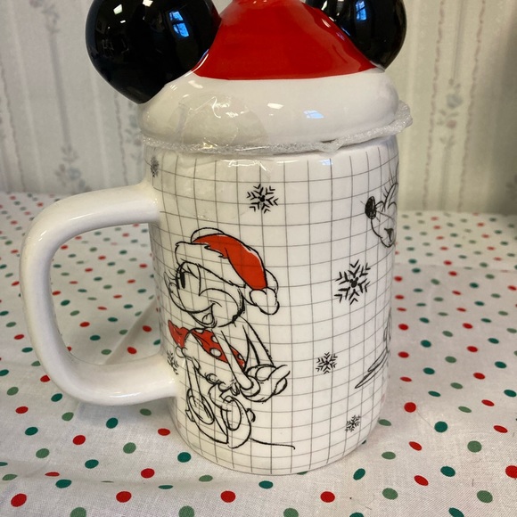 NIW Disney Mickey And Minnie Mouse Hat Topper Mug - Picture 3 of 9